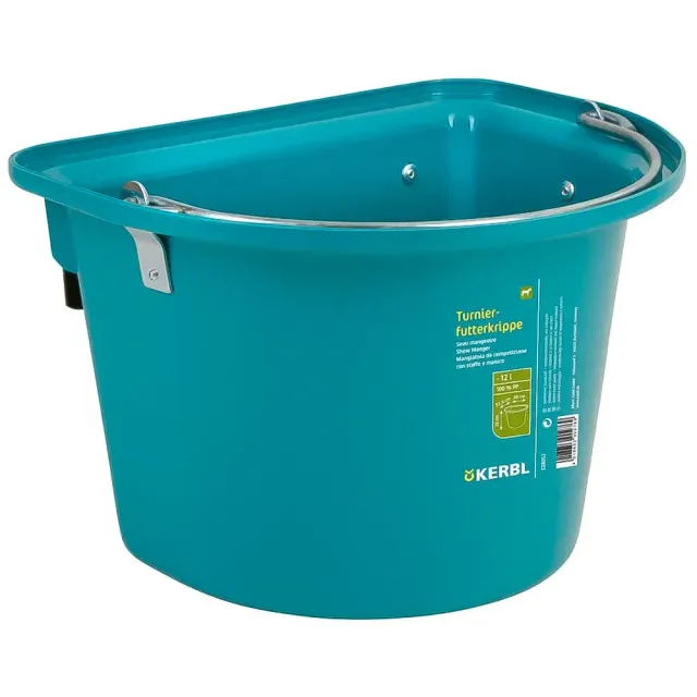 Beikircher Grünland Tournament mangiatoia cavalli 12 L acquamarina stabile