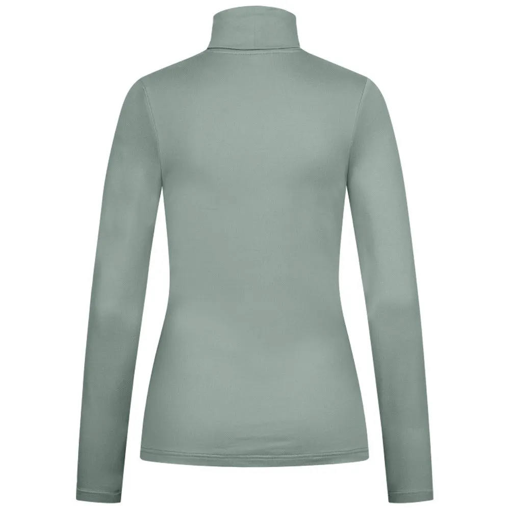 E.L.T Madison maglia tecnica collo alto donna nero elasticizzata