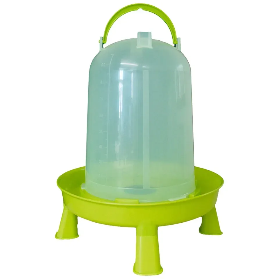 Eco abbeveratoio polli con gambe 10 L tappo verde