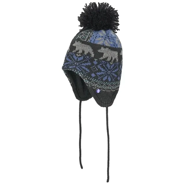 Beikircher Peruaner berretto bimbo peruviano nero-blu caldo