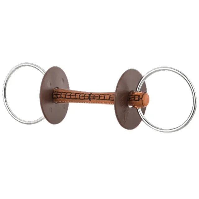 Beris filetto cuoio cavalli anello 7,5 cm 130 morbido