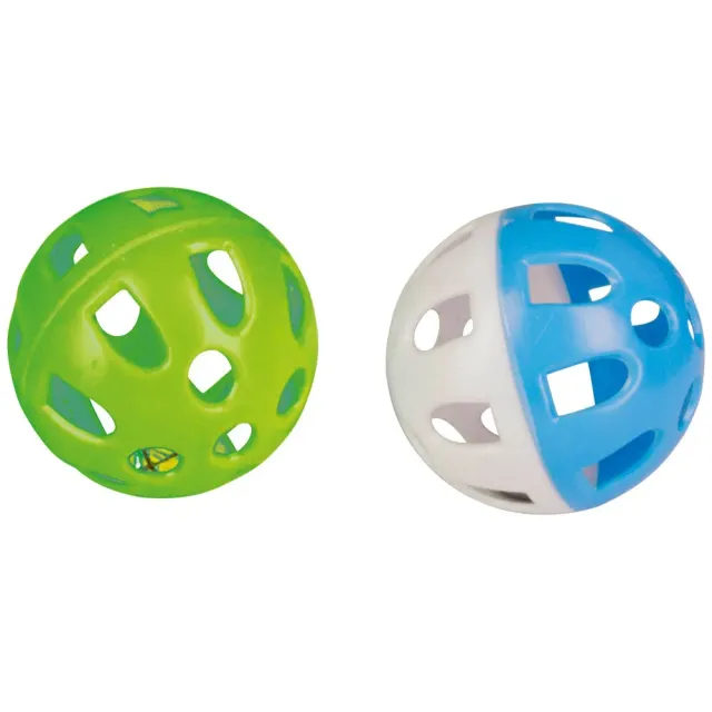 Beikircher Grünland Palline Gatto Sonaglio 5 cm 2 Pezzi