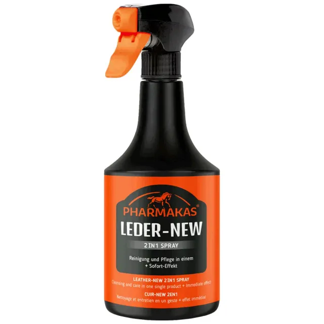 Pharmakas Leder-New 2in1 spray cuoio 500ml pulizia e balsamo