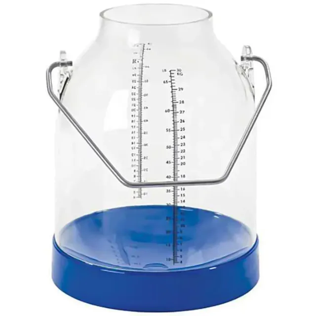 Beikircher secchio latte graduato 30 litri policarbonato blu