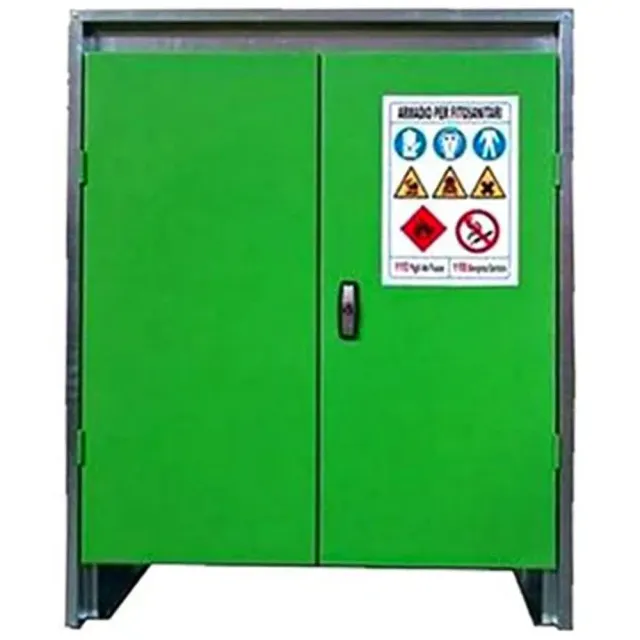 Beikircher Grünland Armadio Fitofarmaci 2 Ante Acciaio 100 cm