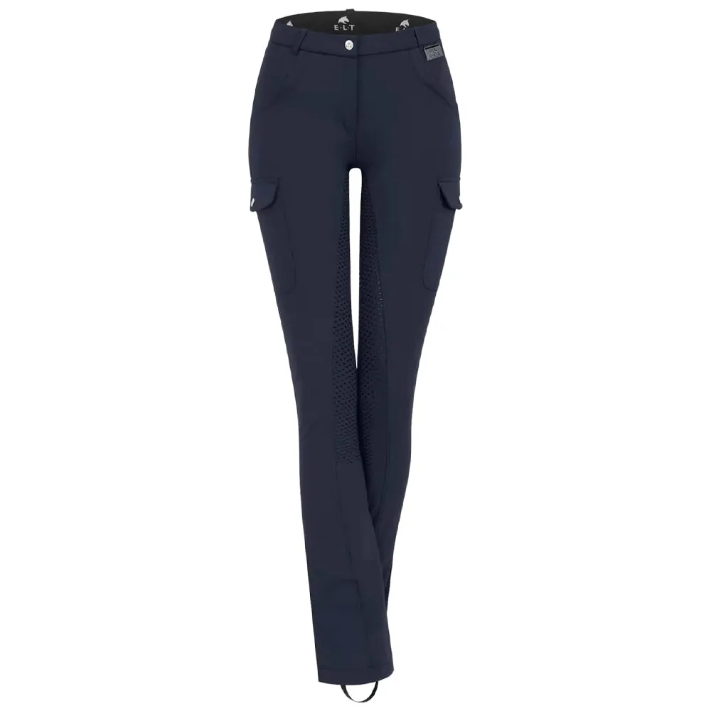 Beikircher Grünland Micro Jodhpur Cargo Pantaloni Donna Neri D42