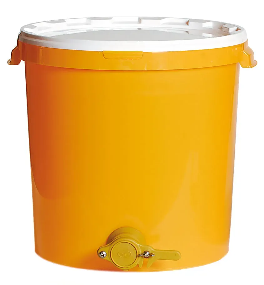 Beikircher Grünland Honey Hobbock secchio miele 40 kg con rubinetto
