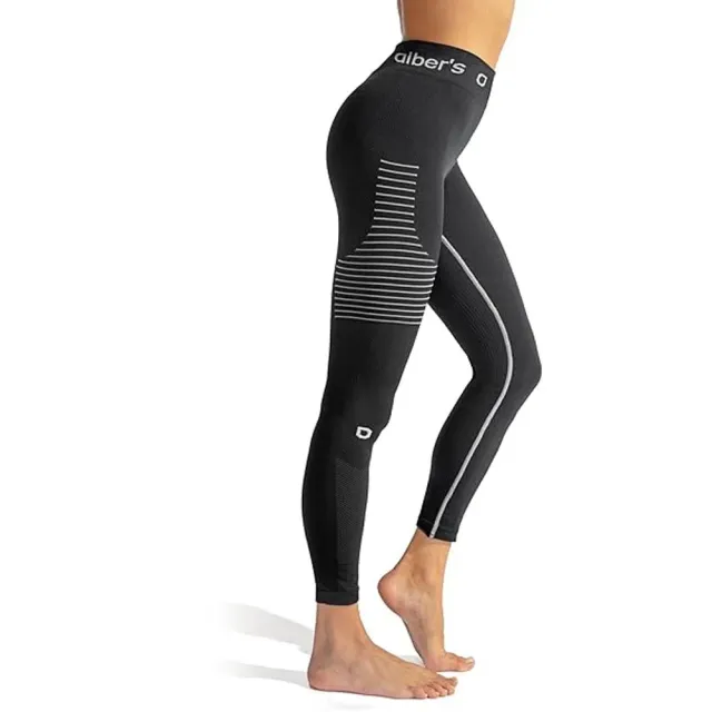 Beikircher Grünland Alber's Micro leggings termici donna S-M nero-rosa