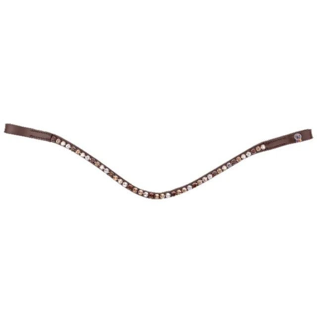 Waldhausen X-Line Glam Frontalino Marrone Strass Cob