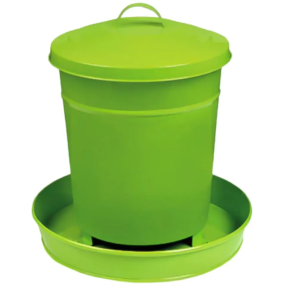 Mangiatoia polli verniciata 4 kg metallo da pollaio