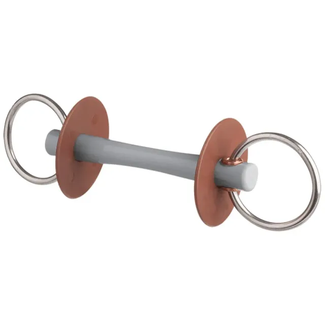 Beris filetto anelli sciolti comfort morso cavalli 140 mm morbido