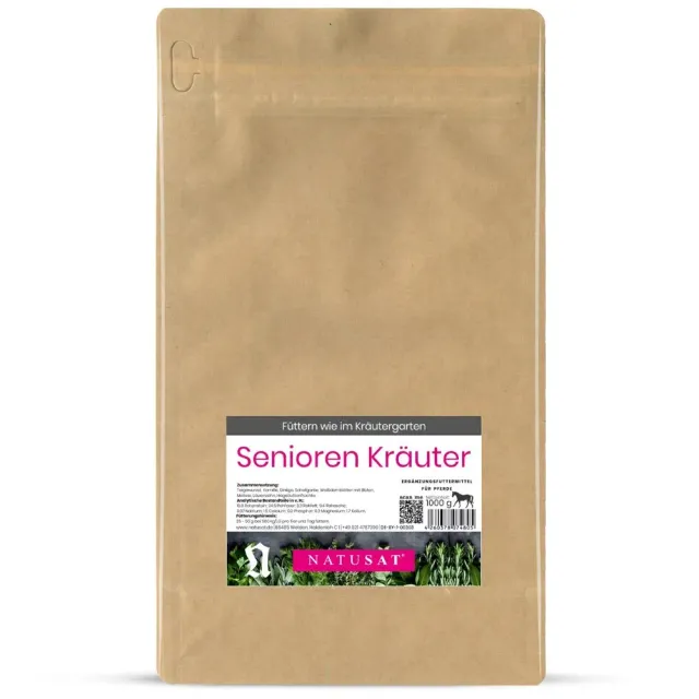 Natusat Senior Herb Mix integratore cavalli anziani 1 kg
