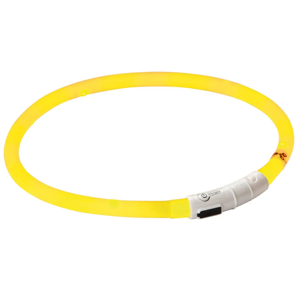 Maxi Safe collare LED cane giallo fino a 55 cm