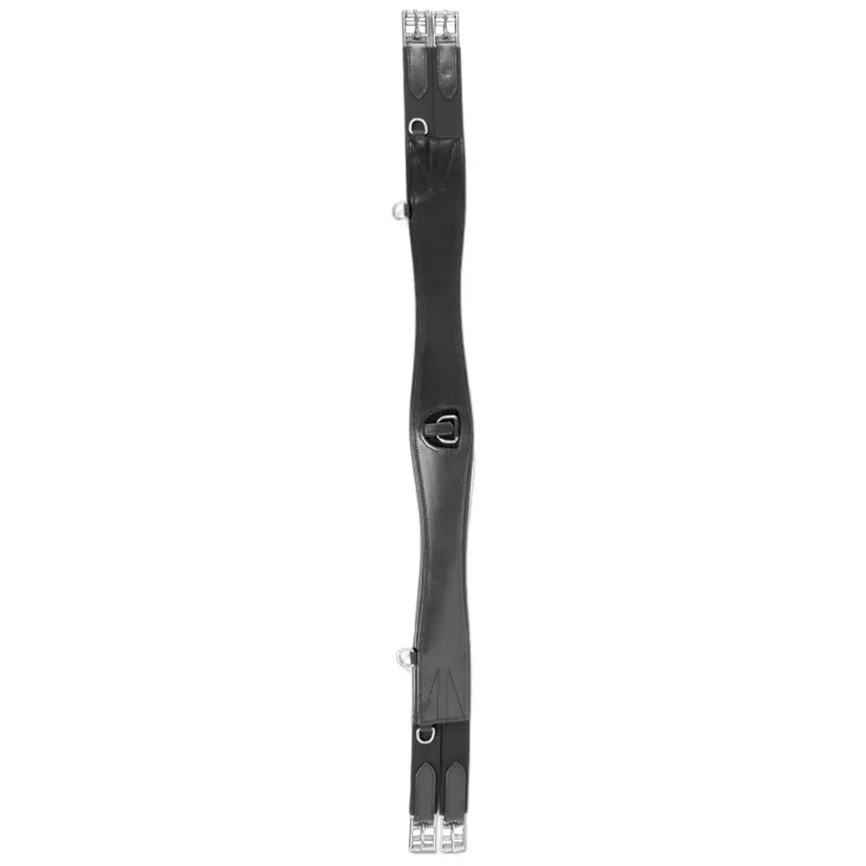 Sottopancia Cuoio Elastico Nero 125 cm