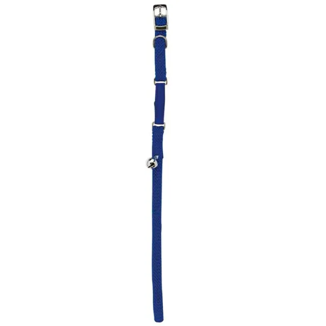Beikircher Safety collare gatto nylon blu 30 cm con campanellino