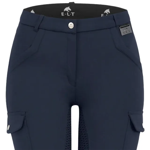 Beikircher Grünland Micro Jodhpur Cargo Pantaloni Donna Neri D42