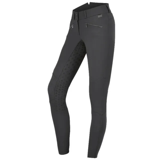 Beikircher Grünland Hella High Waist pantaloni equitazione neri silicone