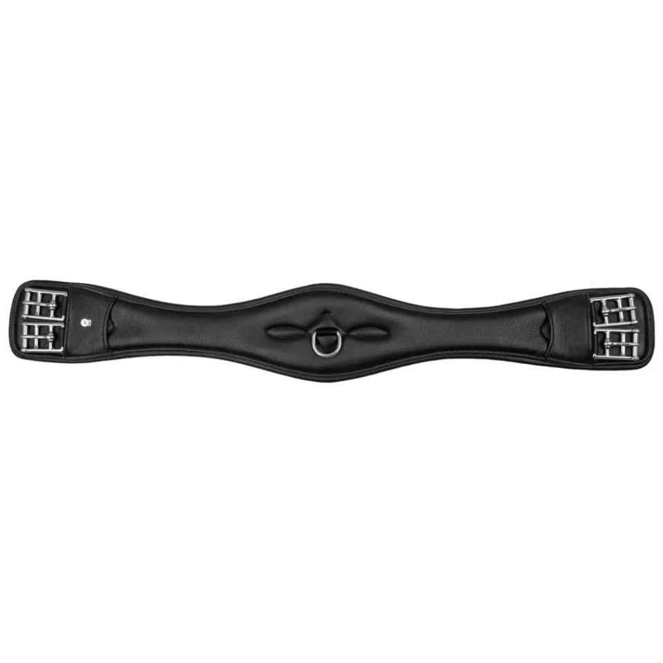 Beikircher Grünland Comfort sottopancia cuoio cavallo nero 70 cm sagomato