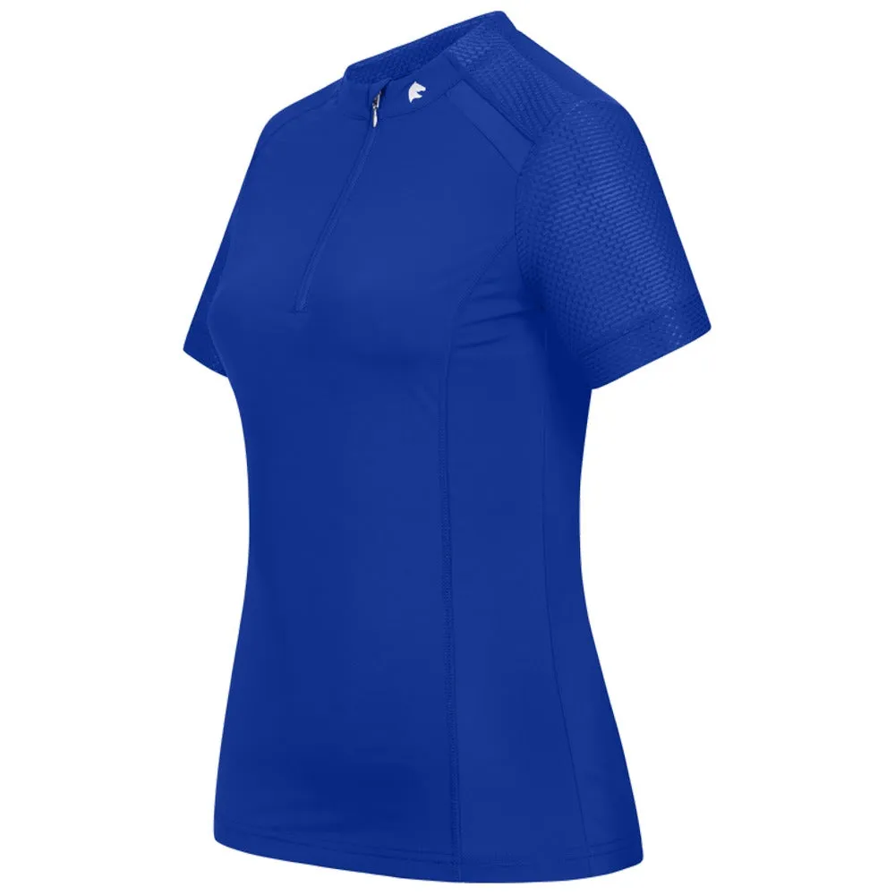 E.L.T. Nancy Maglia equitazione zip bianca traspirante M