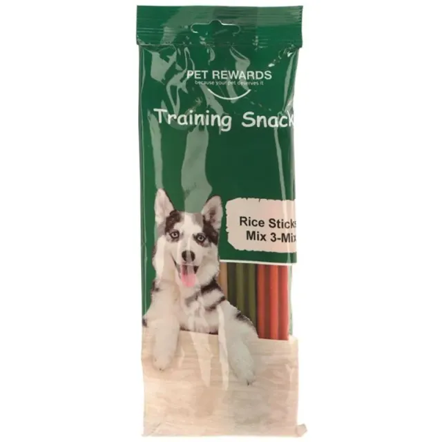 Beikircher Grünland Pet Rewards Rice Sticks Mix snack cane 140g al riso