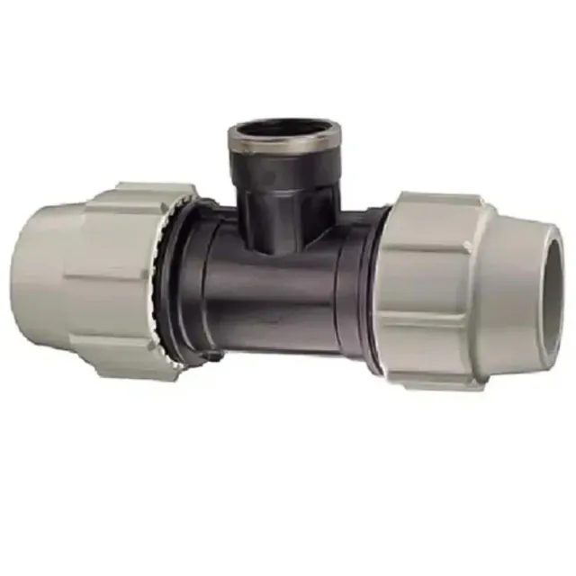 Plasson Ti A 90 Raccordo TEE 32x1x32 Femmina Acqua Potabile