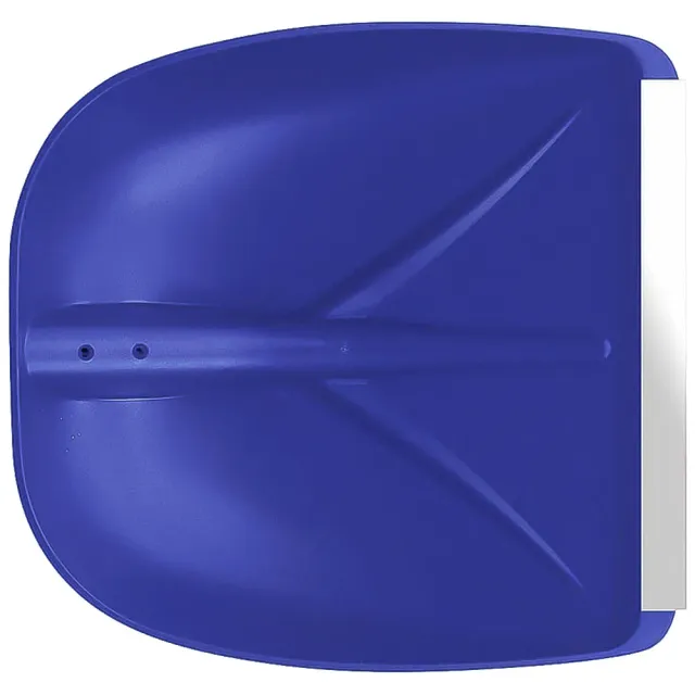 Pala plastica blu lama alluminio 395x420 mm mangime neve