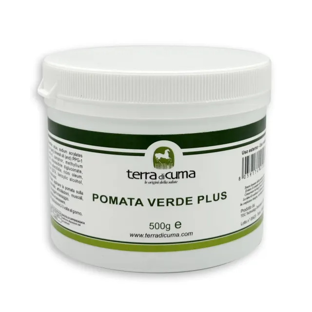 Terra di Cuma Pomata Verde Plus unguento 500 g lenitiva