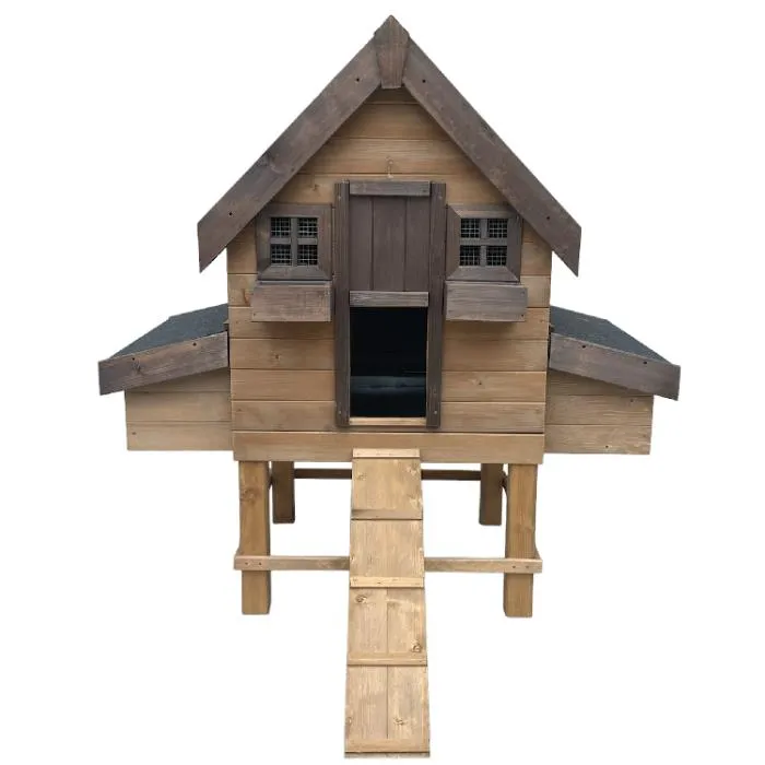 Il Verde Mondo Australorp pollaio legno giardino 4 nidi posatoi