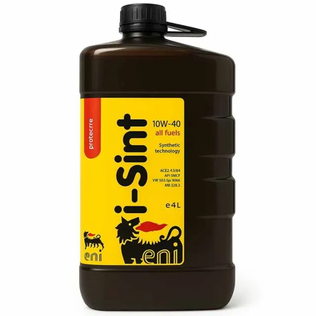Eni i-Sint olio motore 10W-40 4lt auto diesel benzina
