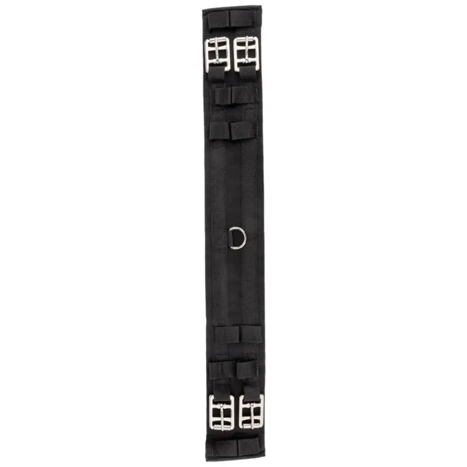 Sottopancia corto nero imbottito sella cavallo 40-85 cm