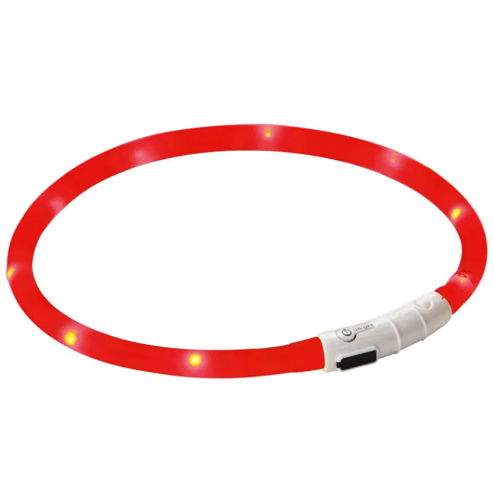 Maxi Safe collare LED cane giallo fino a 55 cm