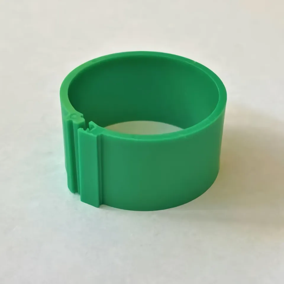 Il Verde Mondo Anelli per Galline Verde 12 mm zip