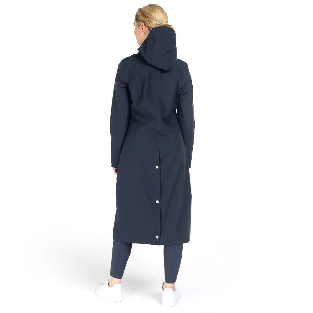 Performance giacca pioggia equitazione nera impermeabile