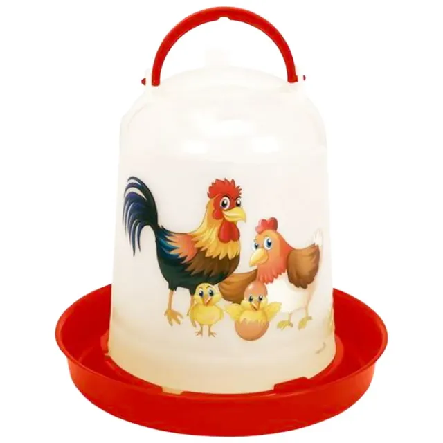 Gaun Happy Range Abbeveratoio Polli 3 L Rosso