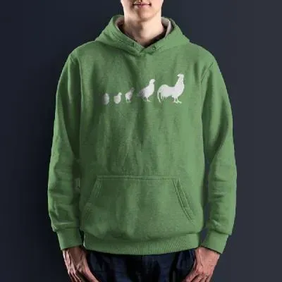 Il Verde Mondo Rooster Evolution felpa bimbi 7-8 anni verde