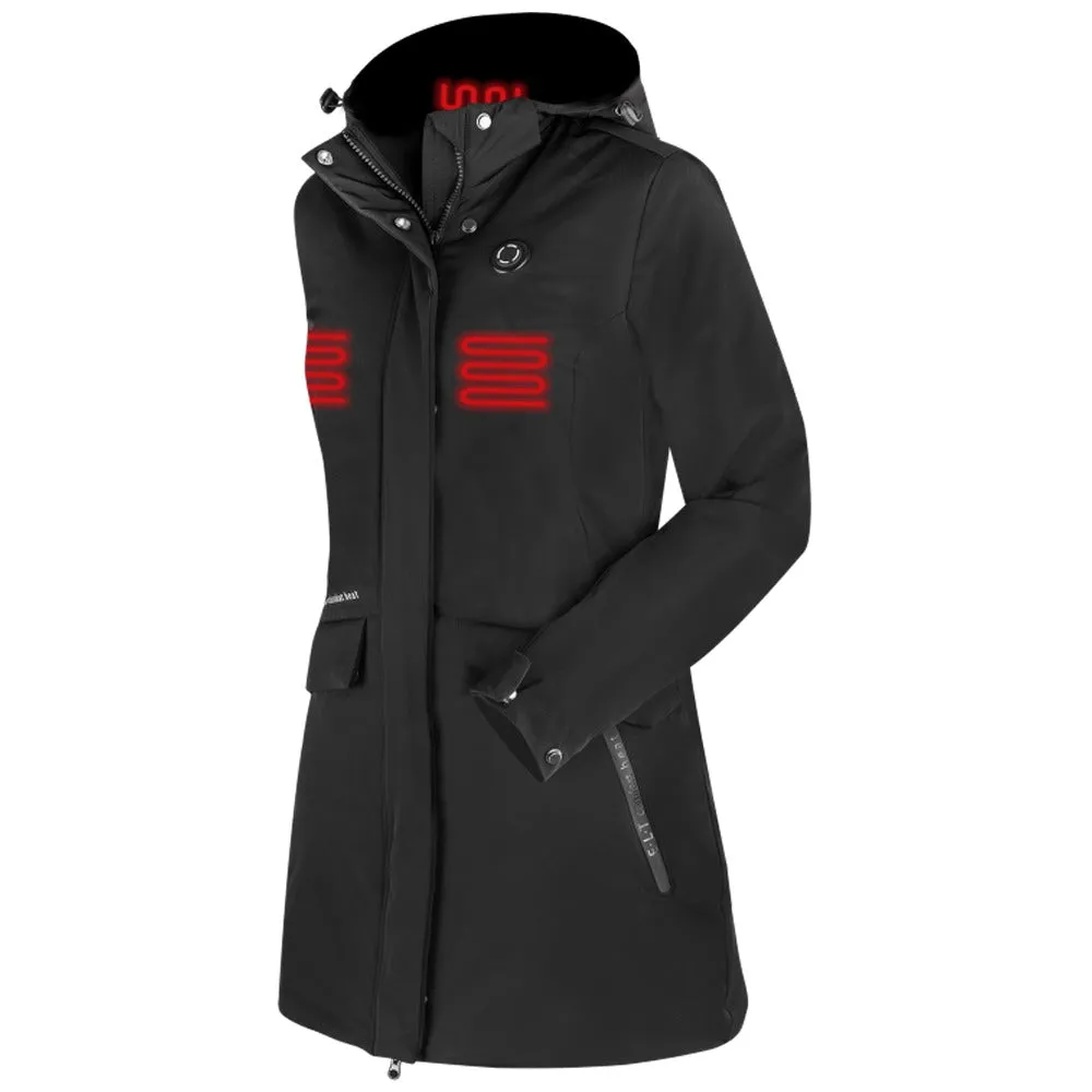 E.L.T. Comfort Heat Parka Riscaldato Nero taglie S-M