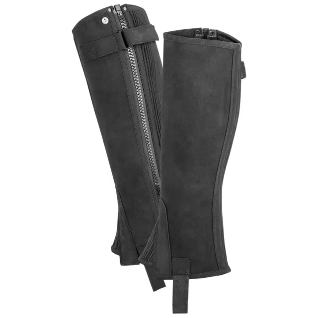 Beikircher Mini chaps Daily Use ghette equitazione elastiche nere