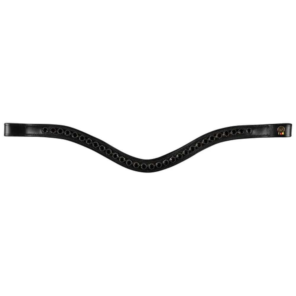 Waldhausen S-Line Blackshine testiera cavallo nera Full