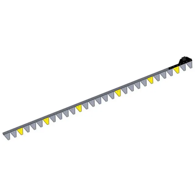 Bucher 162 cm barra falciante 21 denti 2 piastre ricambio