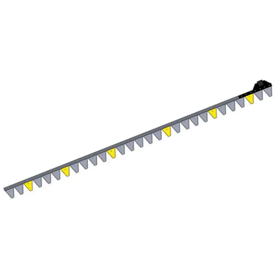 Bucher 162 cm barra falciante 21 denti 2 piastre ricambio