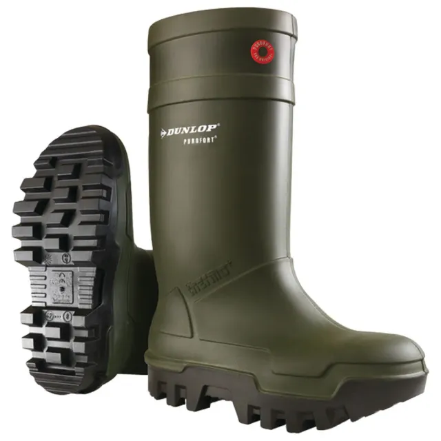 Dunlop Purofort Thermo+ Stivali Antinfortunistici Verdi 43