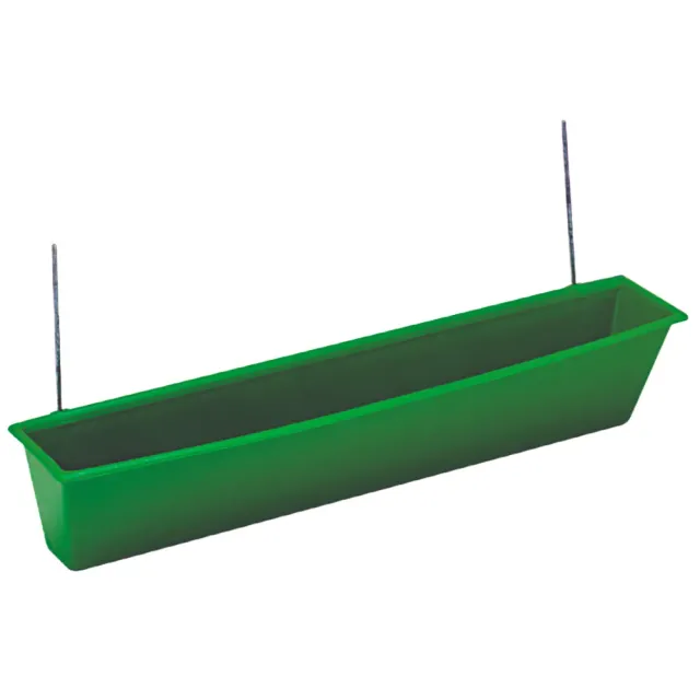 Beikircher Mangiatoia Abbeveratoio piccioni verde con ganci