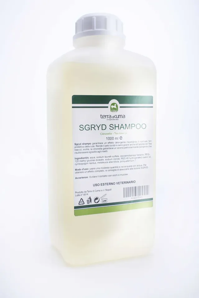 Terra di Cuma Sgryd shampoo cavallo 1 L pelo lucido
