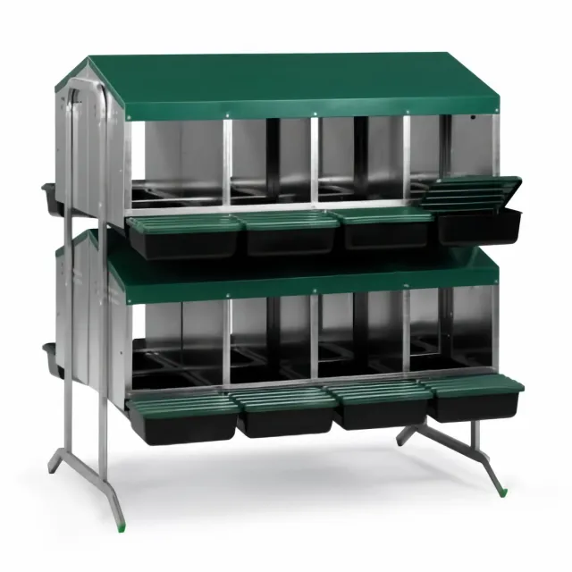 Il Verde Mondo nido galline 16 posti 2 lati con vassoio