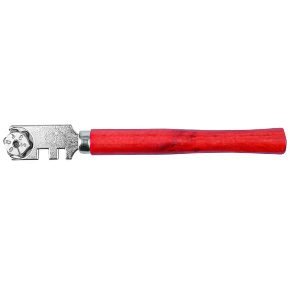 Connex tagliavetro 6 rotelle vetro 3-8 mm manico legno
