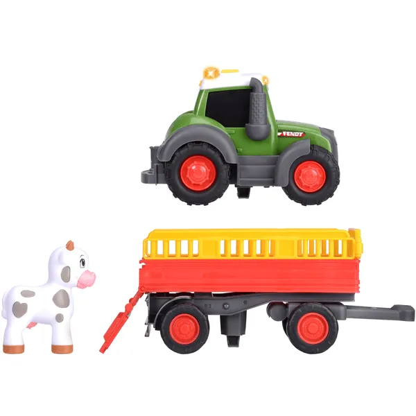 ABC Fendt trattore giocattolo rimorchio animali 3 anni