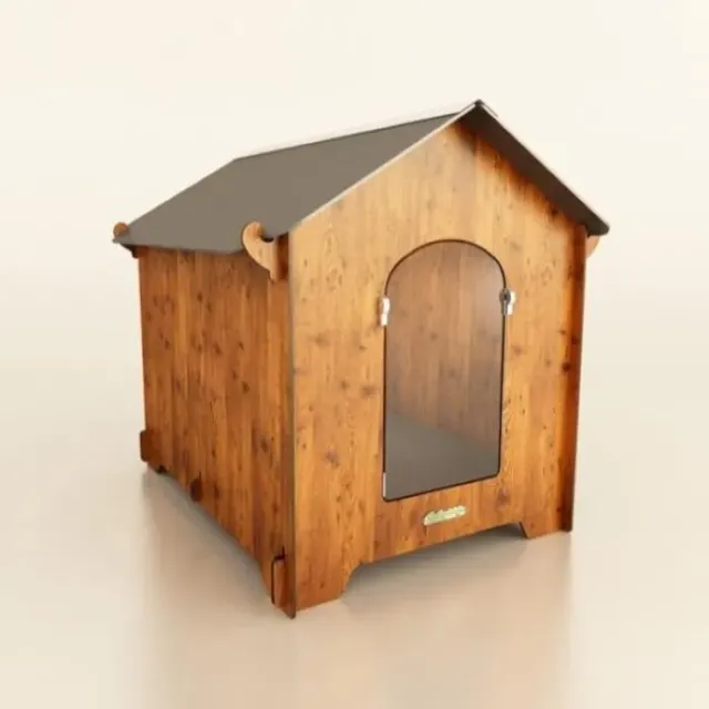 Il Verde Mondo cuccia cani Pippo XL laminato HPL antimorso