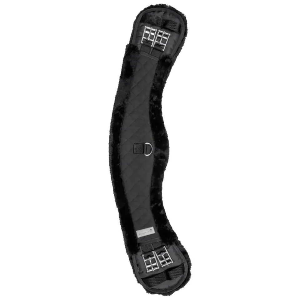 Sottocinghia corta luna 60 cm pelo sintetico nero