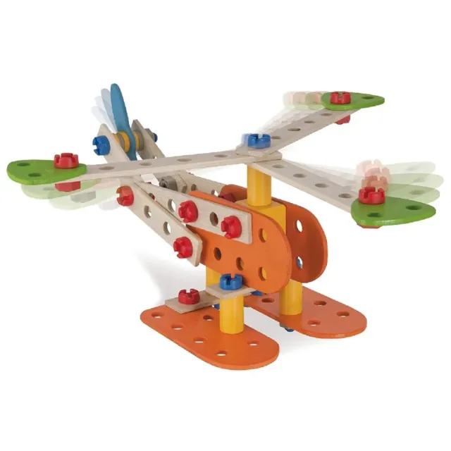 Eichhorn Constructor Biplane 4-in-1 Set Costruzioni 85 pz