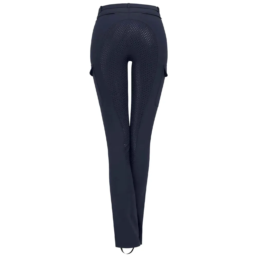 Beikircher Grünland Micro Jodhpur Cargo Pantaloni Donna Neri D42